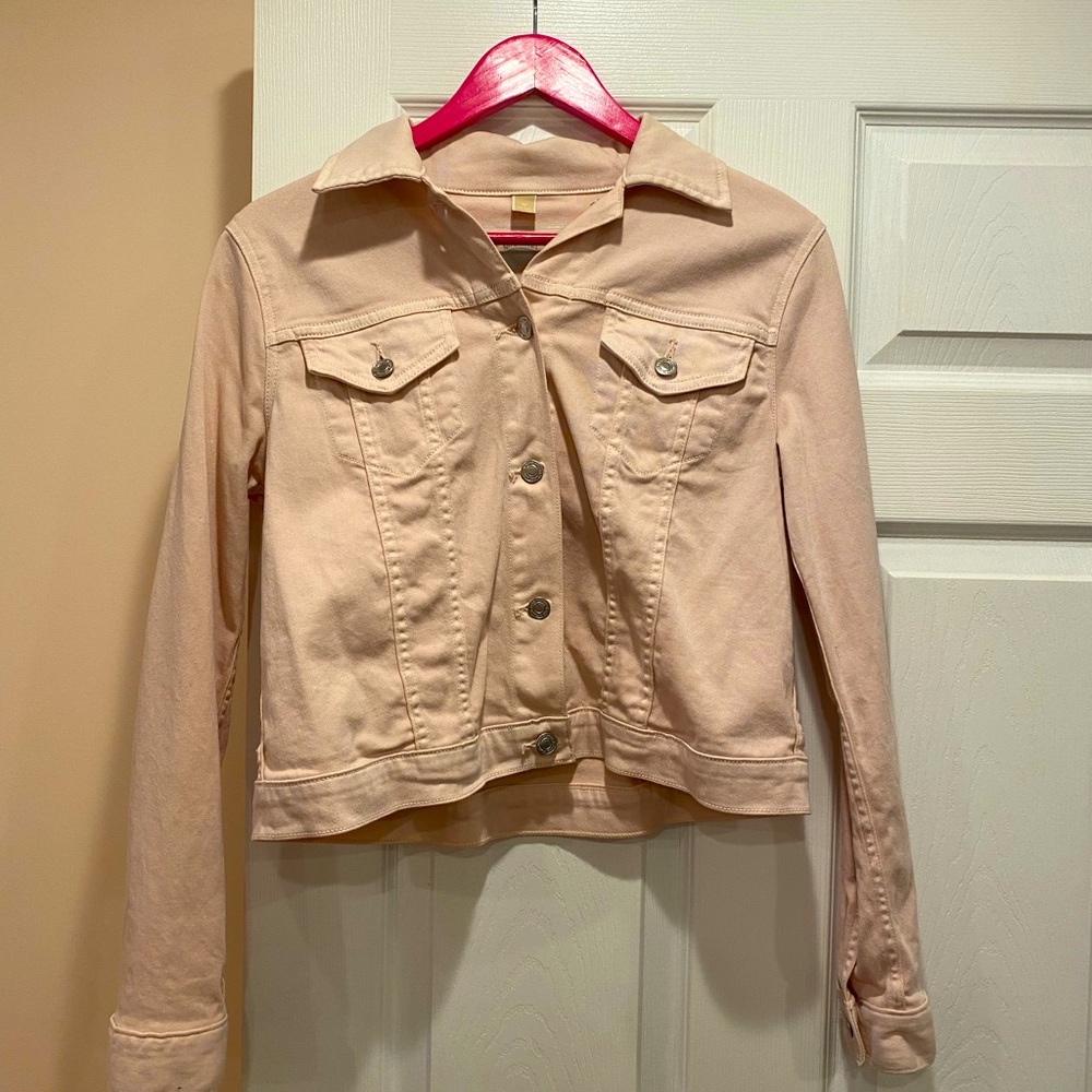 Dusty Pink Michael Kors Jean Jacket